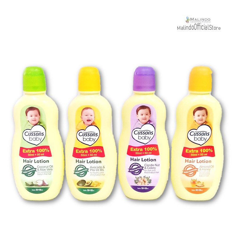Cussons Baby Hair Lotion 50ml (Extra 100) / Cussons Hair Lotion Bayi