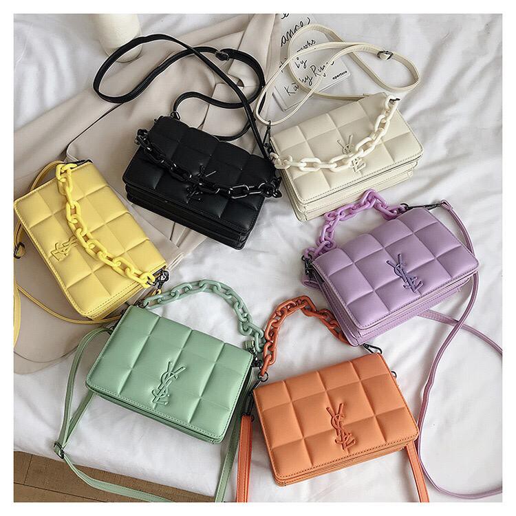 BJ15361 - BLACK/GREEN/ORANGE/PURPLE/BEIGE/YELLOW - TAS SLEMPANG IMPORT TAS WANITA FASHION IMPORT MODIS ELEGAN TERMURAH TERLARIS TERBARU BAGSTORE JAKARTA TAS BATAM LT1356 ELJ5361 ELJ5215