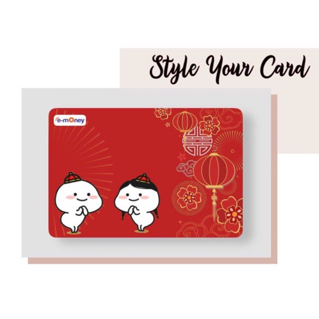 [CETAK 1 SISI] Pentol Quby Custom E-money Mandiri / E-toll Custom / Custom Print Kartu E-toll Motif