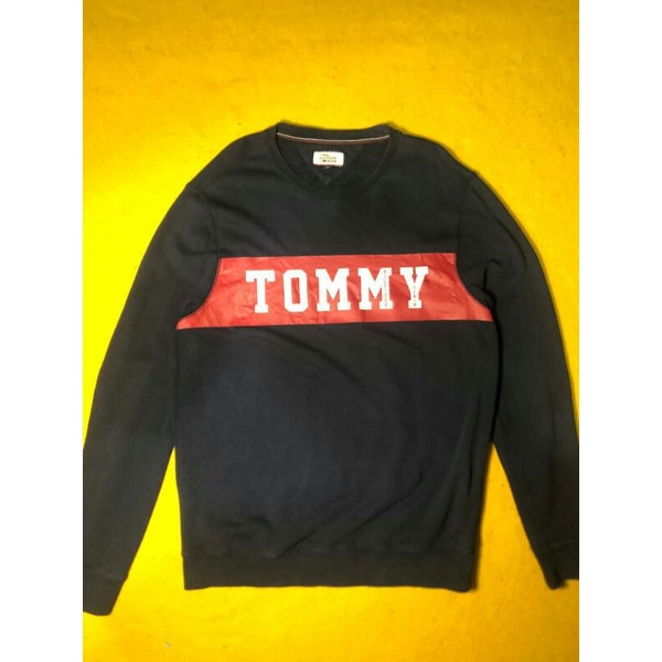 crewneck tommy hilfiger big logo