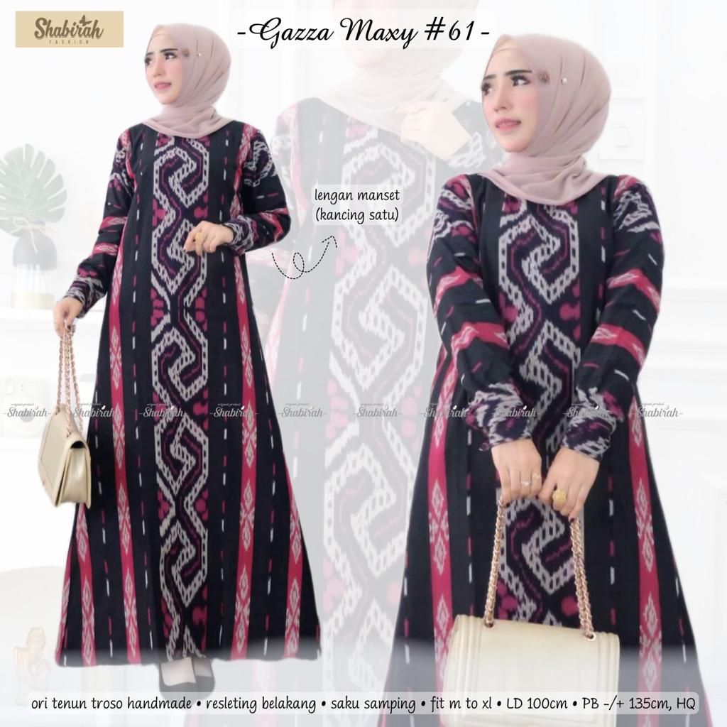 GAMIS TENUN MOTIF TERBARU // MAXI TENUN JUMBO // GAMIS TENUN TROSO ORIGINAL