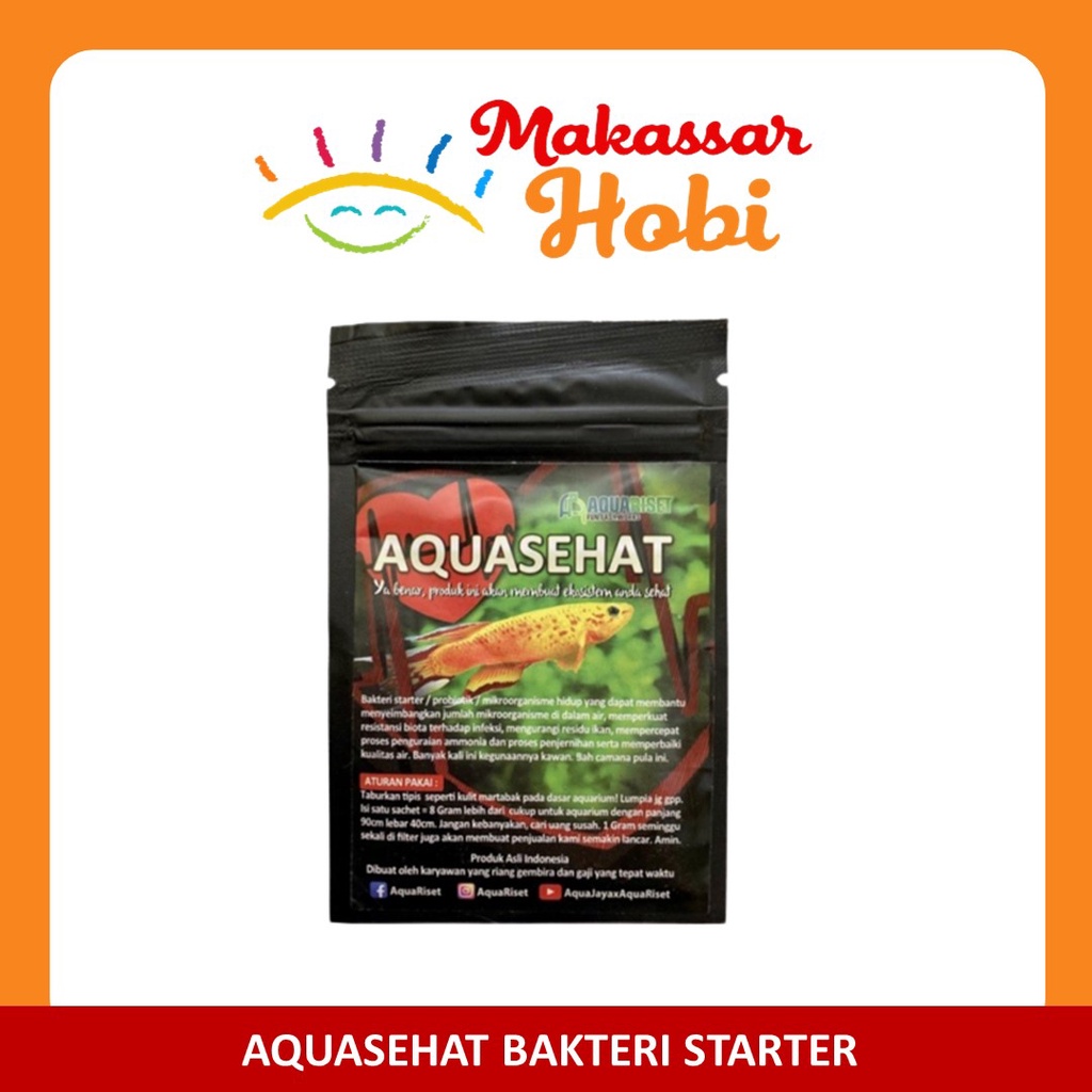 AQUASEHAT Aqua Sehat Bakteri Starter Aquascape Aquarium Bacteri Stater