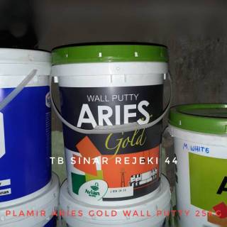 PLAMIR Tembok  Aries  Gold PAIL 25 KG Wall Putty Dempul 