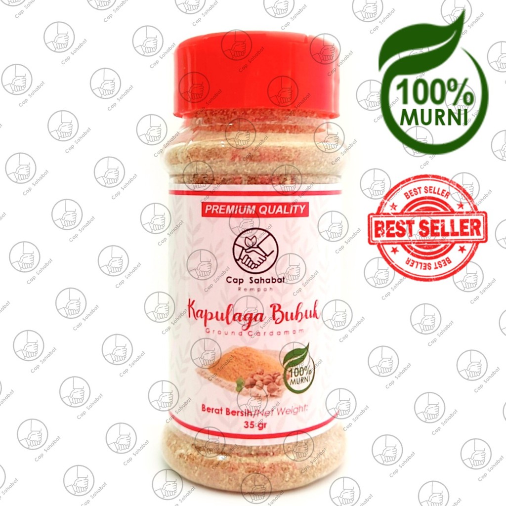 Cap Sahabat - Kapulaga Jawa Bubuk Botol Premium / Ground True Cardamom