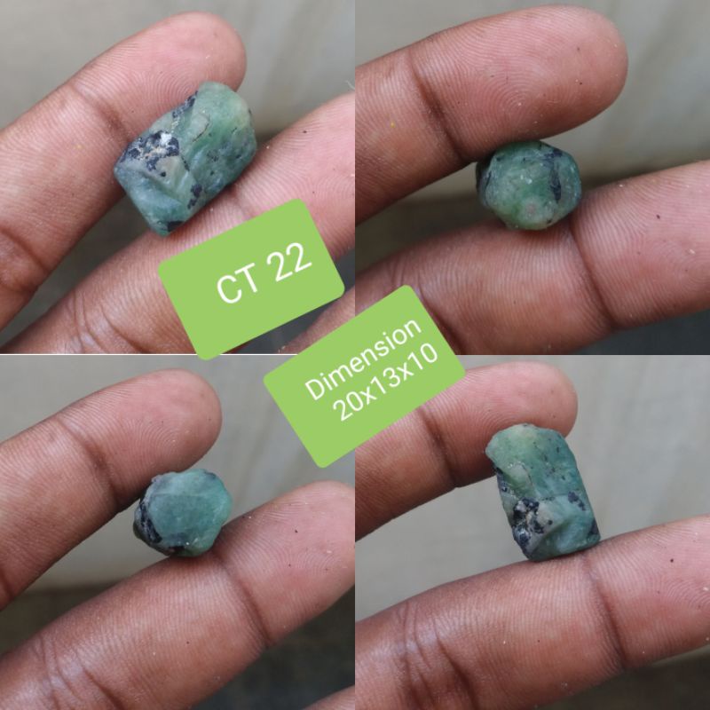 Batu Bongkahan Jamrud Russia Natural emerald Beryl rough batu bahan zamrud colombia buat koleksi