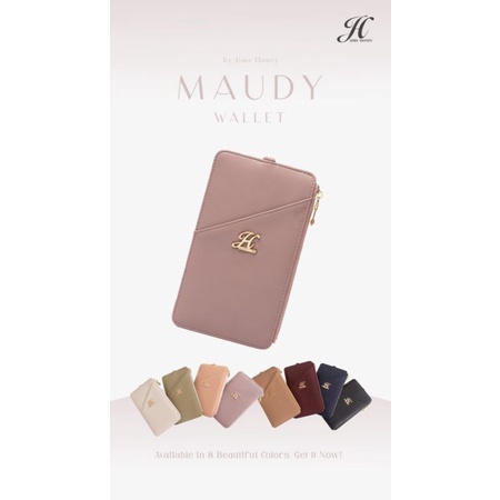 Maudy Wallet Jims Honey Original Dompet Wanita panjang slot kartu hp realpic cod official