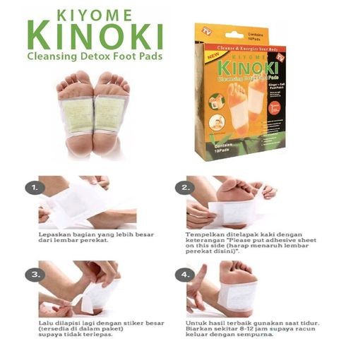 Koyo Herbal Kaki Kinoki Detox Original isi 10 pcs