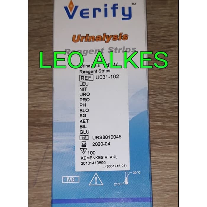 Terbatas Verify 10 Parameter Isi 100. Verify Urinalysis 10 P. Verify 10P. Trendi