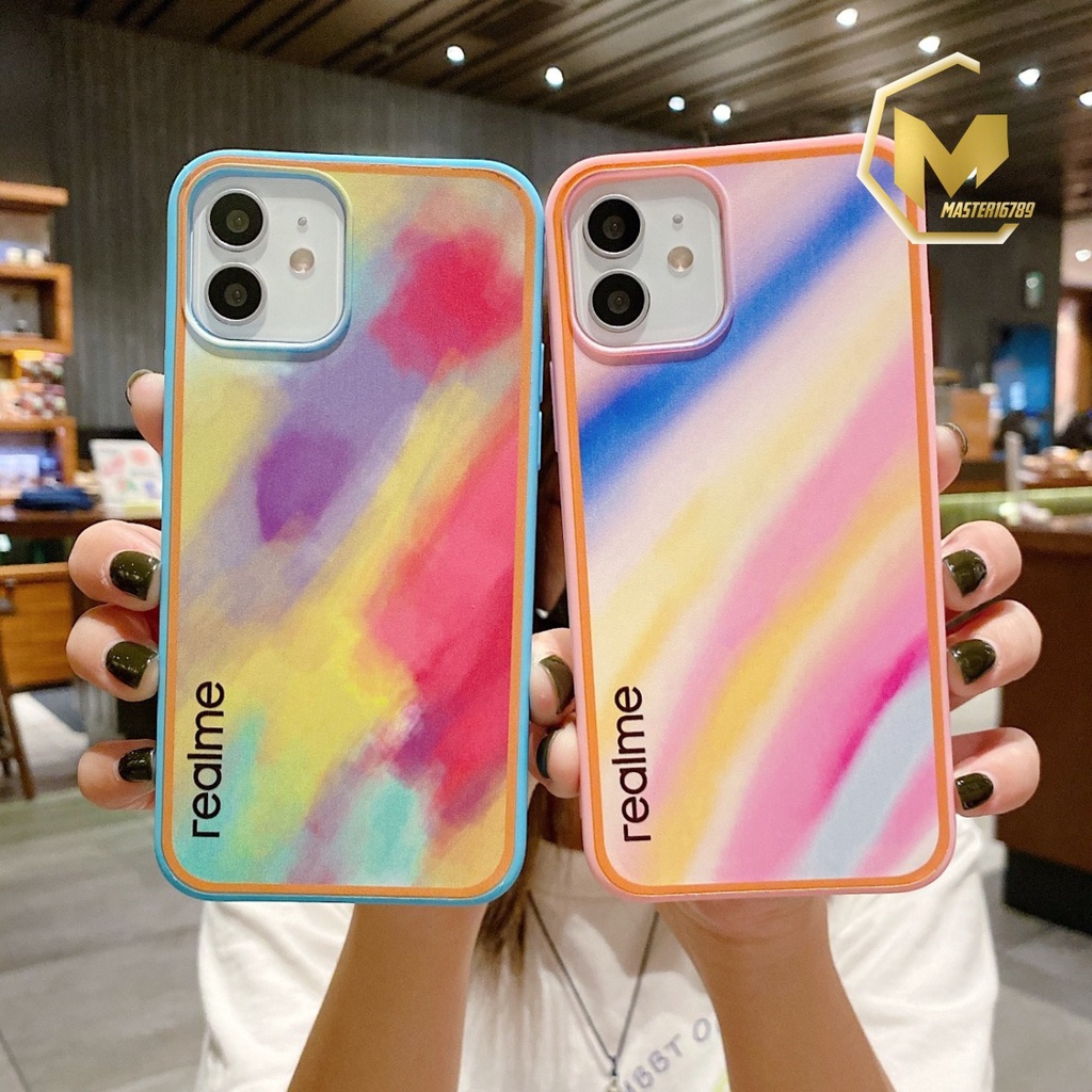 SS044 SOFTCASE RAINBOW REALME C1 A3S C2 2 PRO A1K 5 5I C3 5S 6 C11 C12 C25 NARZO 30A C15 C17 7I C21 MA2100