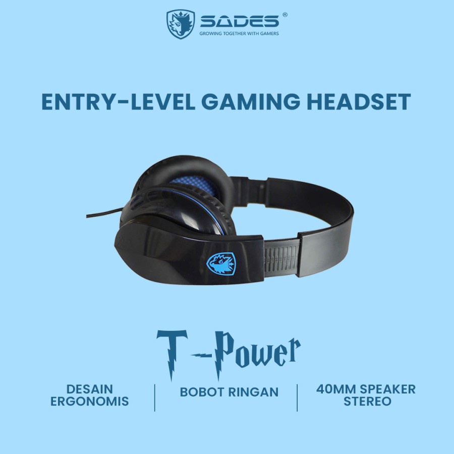 Headset Gaming Sades T-Power SA-701