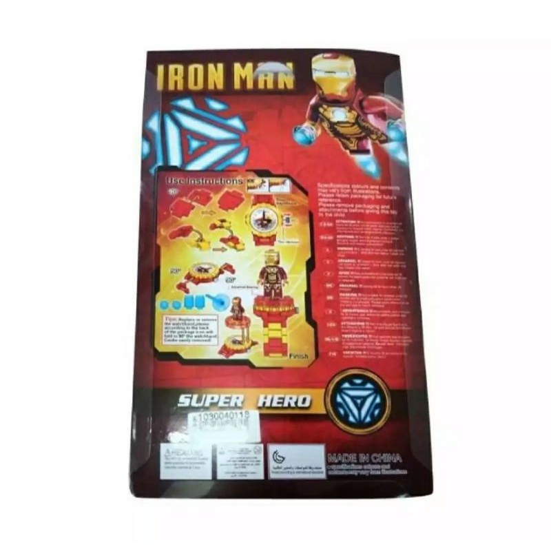 IRON MAN Jam tangan anak lego jam anak karakter jam fashion anak