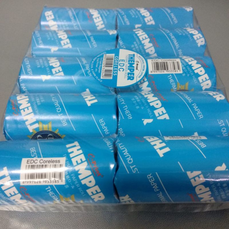

Kertas Kasir Thermal Paper Roll e-Print Themper EDC Coreless e-print