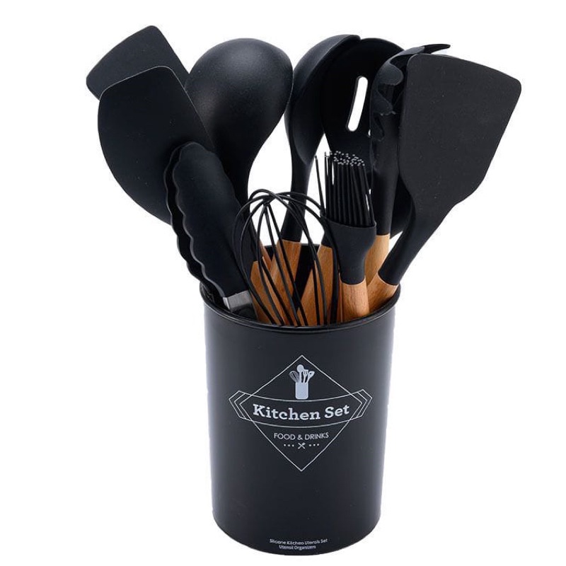 SUTIL KITCHEN SET/ SUTIL SILICONE SET / SILICONE UTENSIL SET /SILICONE KITCHEN SET