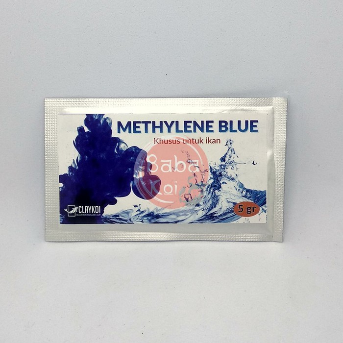 Obat Jamur Ikan Hias Koi Methylene Blue Sachet | Obat Biru Jamur Ikan