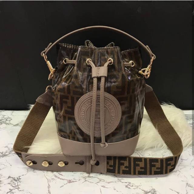Fendi mon tresor multicolour fabric bag / fendi drawstring  bag / fendi serut / tas sandra dewi
