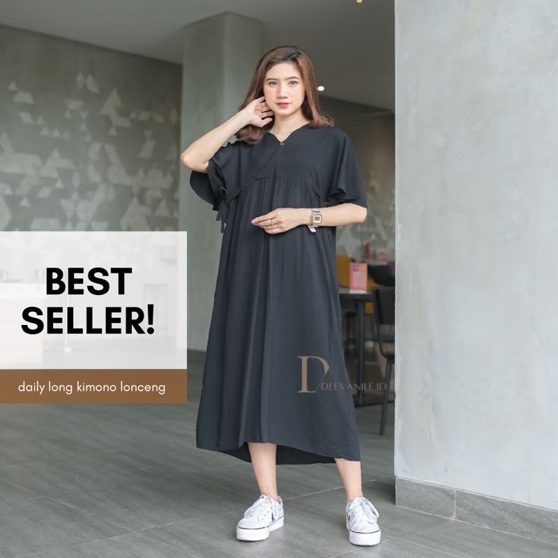 HOMEWEAR | LONG DAILY KIMONO | KIMONO POLOS LONCENG | DASTER VINTAGE KOREA | HOMEDRESS by deevanile.