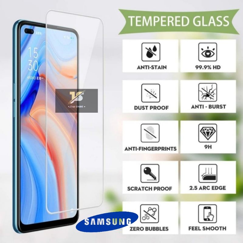 TG / TEMPERED GLASS / PELINDUNG LAYAR / ANTI GORES KACA BENING Samsung J500 J300 J700 J710 A2 CORE  A32 A52 A72 A22(4G) A22(5G) M62 M11 A03S A03 CORE A33 5G A53 5G A73 5G A23 A13 A04S A04 A04E A14 4G F04 A34 A54 M52 A14 5G M33 A24 M14