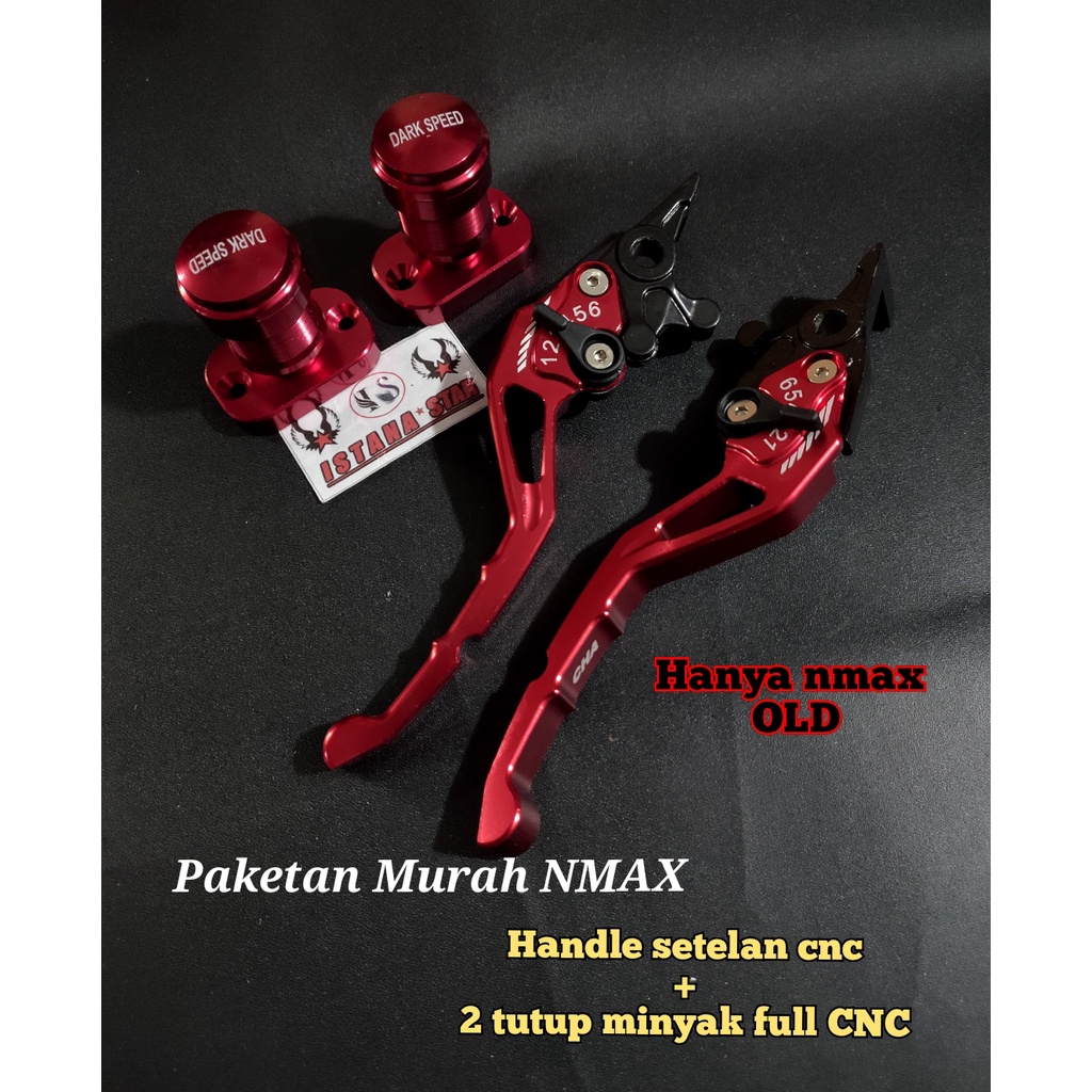 Handle Rem Nmax Variasi Motor NMAX New 2020 / Old 2015 2016 2017 2018 2019 handle + tutup minyak CNC