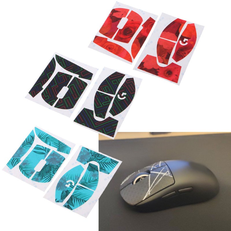 Cre 1 Set Tape Grip Mouse Gaming Wireless Logitech G Pro Anti Slip 3 Warna