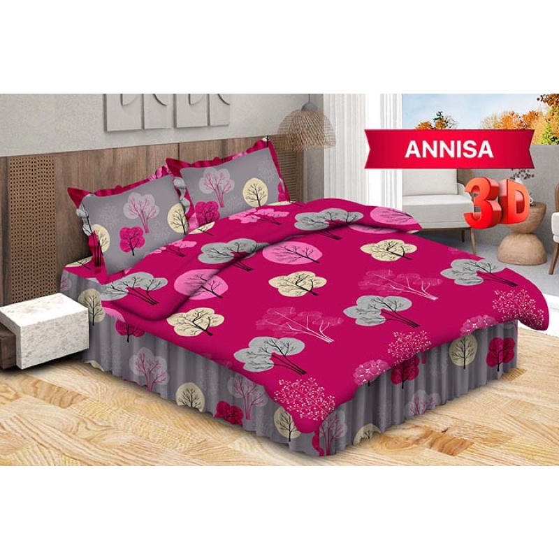 (BISA COD) BEDCOVER BONITA UK 180*200 CM DIJAMIN ORIGINAL