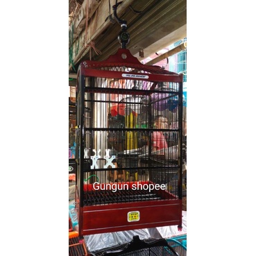 Sangkar kotak Oriq jaya kombinasi hitam coklat salak no 1 2 3