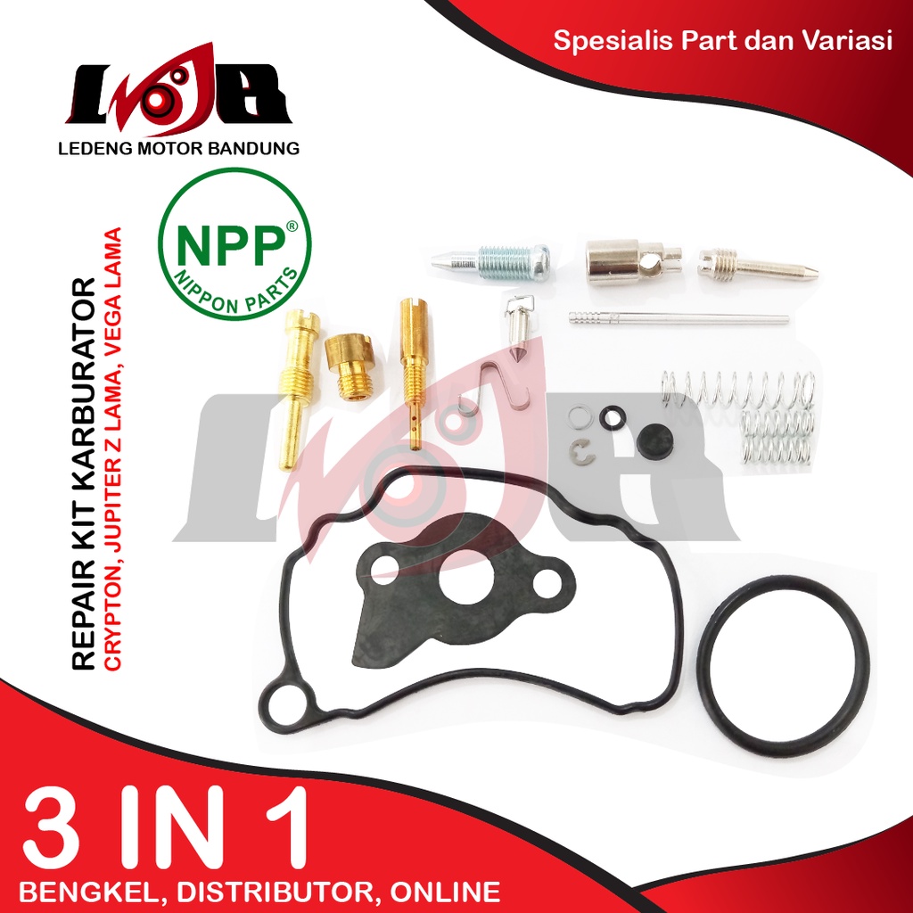 NPP RepairKit Karburator Crypton Vega Jupiter Z Lama Parkit Daleman Carbu Karbu