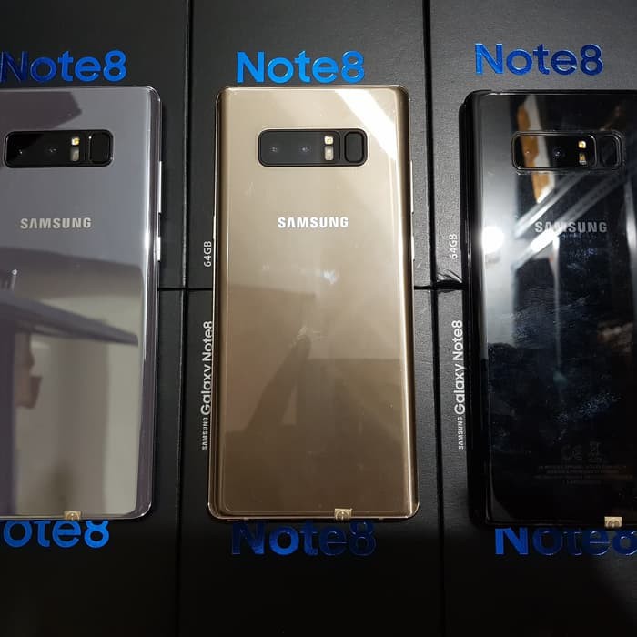 Samsung Note 8 Dual Sim Black Second Fullset Shopee Indonesia