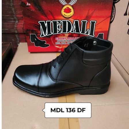 Sepatu kulit pria PDH boots polri TNI security guard PNS sepatu Kerja formal Tampil lebih keren