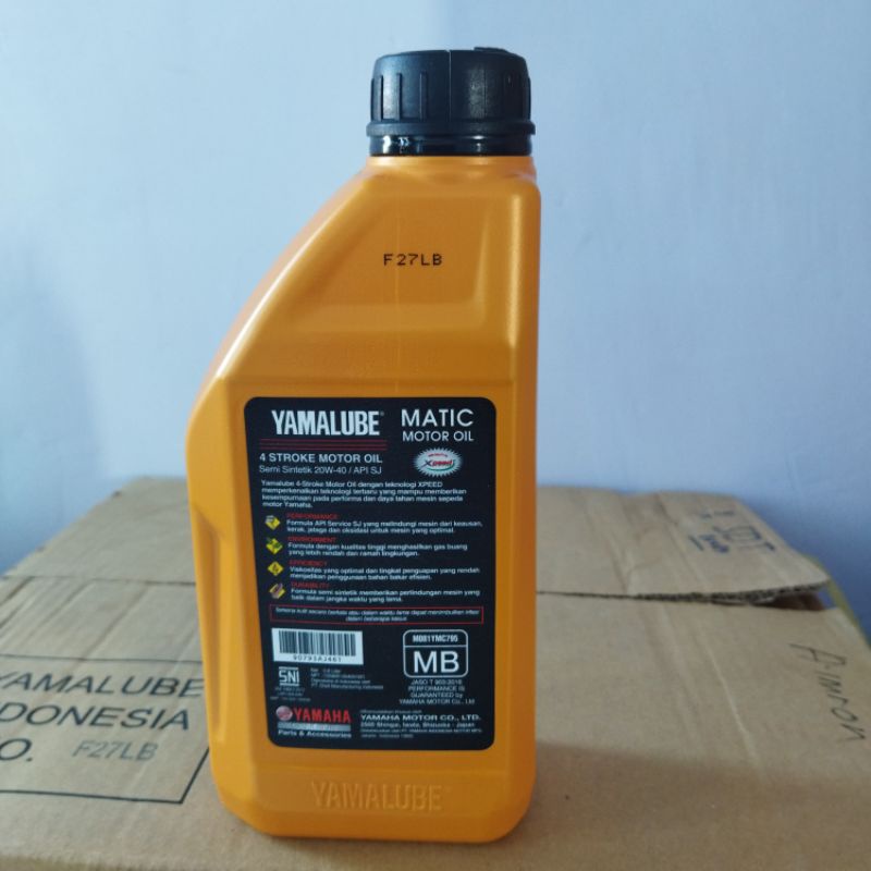 OIL Oli YAMALUBE MATIC20W/40 VOLUME 0.8 LITER / 800CC ORIGINAL PRODUK YGP [ YAMALUBE MATIC ] castrol go 800 oli enduro oli mesran oli Fidfral  oli mpx 2 oli matic oli motor matic mpx2 oli mpx1 oli mpx 1 mpx1 mpx2 MPX1 MPX 2 MpX 1 MPX2 Oli  ahm AHM OIL OLI