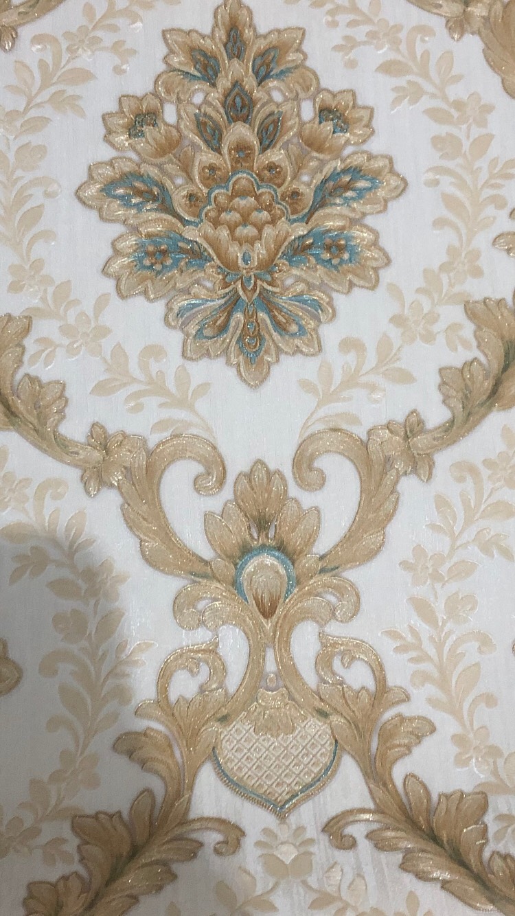 Wallpaper Dinding Klasik Gold Emas Eropa Style Luxury