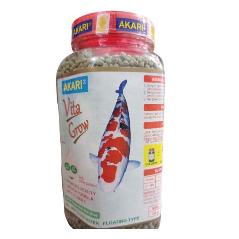 Makanan ikan hias koi koki AKARI AA VITAGROW 300GR