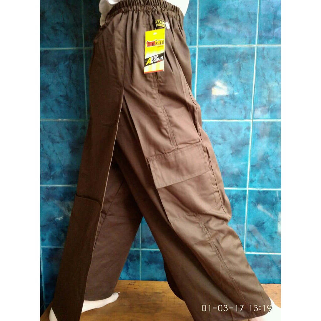 ROK CELANA TAMTAM SERAGAM PRAMUKA SMP/SMA MUSLIMAH BAHAN DRILL