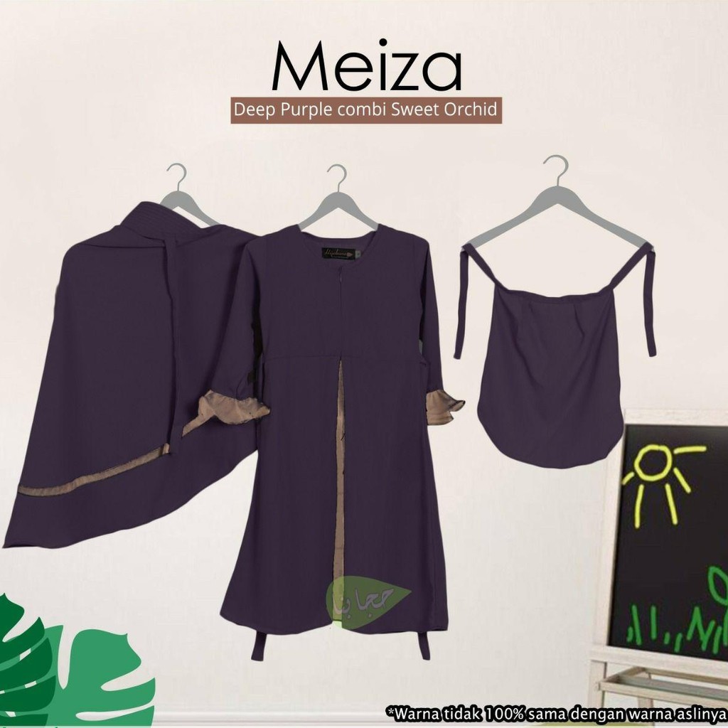 Gamis Anak Hijabuna Meiza - DEEP PURPLE