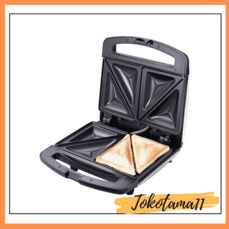 WV. PHILIPS SANDWICH MAKER HD2393 / PEMANGANG ROTI HD 2393 HITAM PROMO