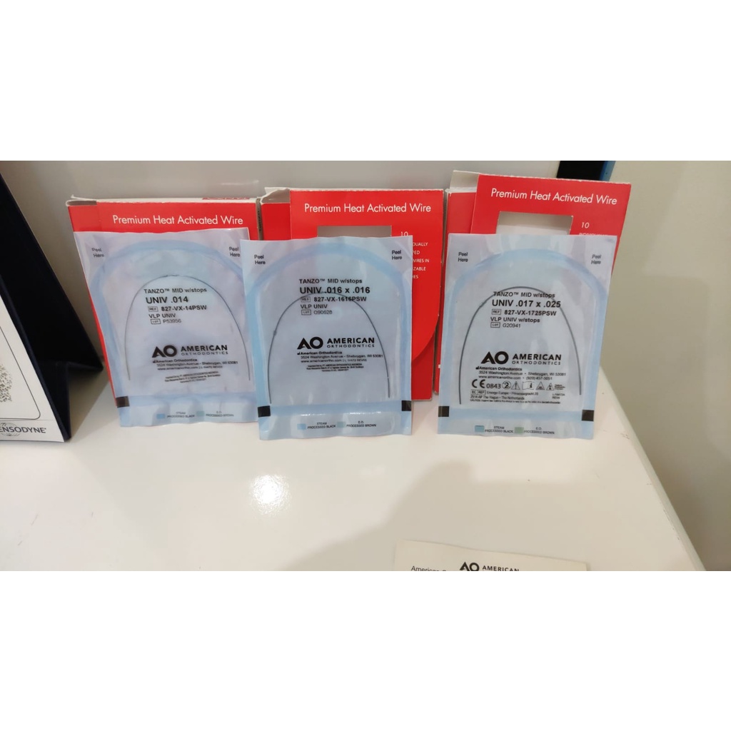 Wire Kawat Tanzo Copper Niti Nickel Titanium Preloaded Stop With Stop Universal