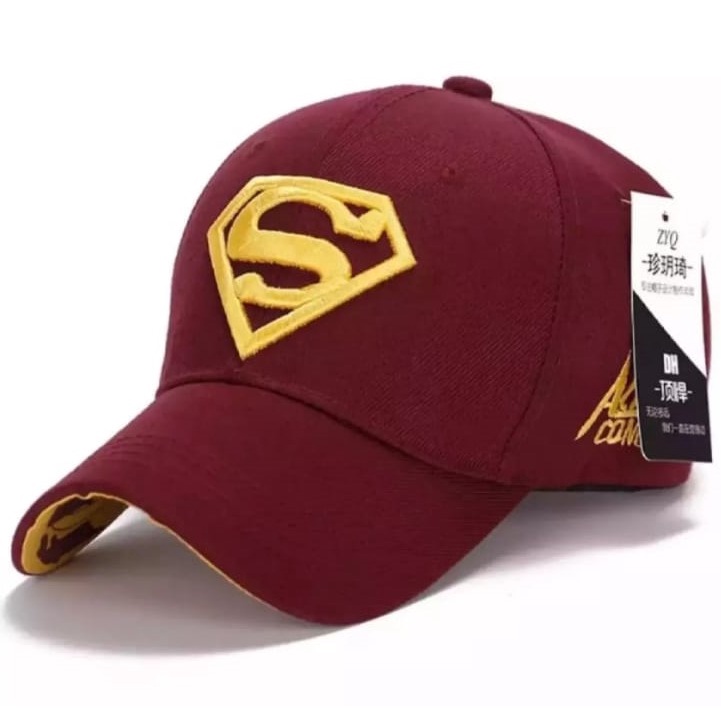 Topi Pria Baseball Superman Dewasa terbaru 2021/Topi distro Superman kekinian pria dan wanita/realpict