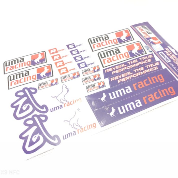 STICKER STIKER UMA RACING OFFICIAL ORIGINAL 100%