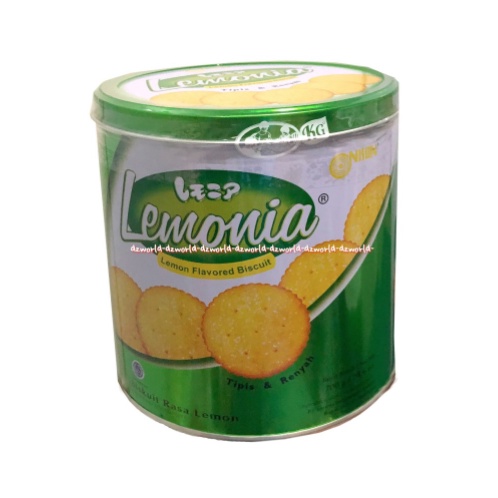 Nissin Lemonia Lemon Flavored 700gr Biskuit Biscuit Rasa Jeruk Lemon Kaleng Nisin Lemon nia Pakai Gula Sugar