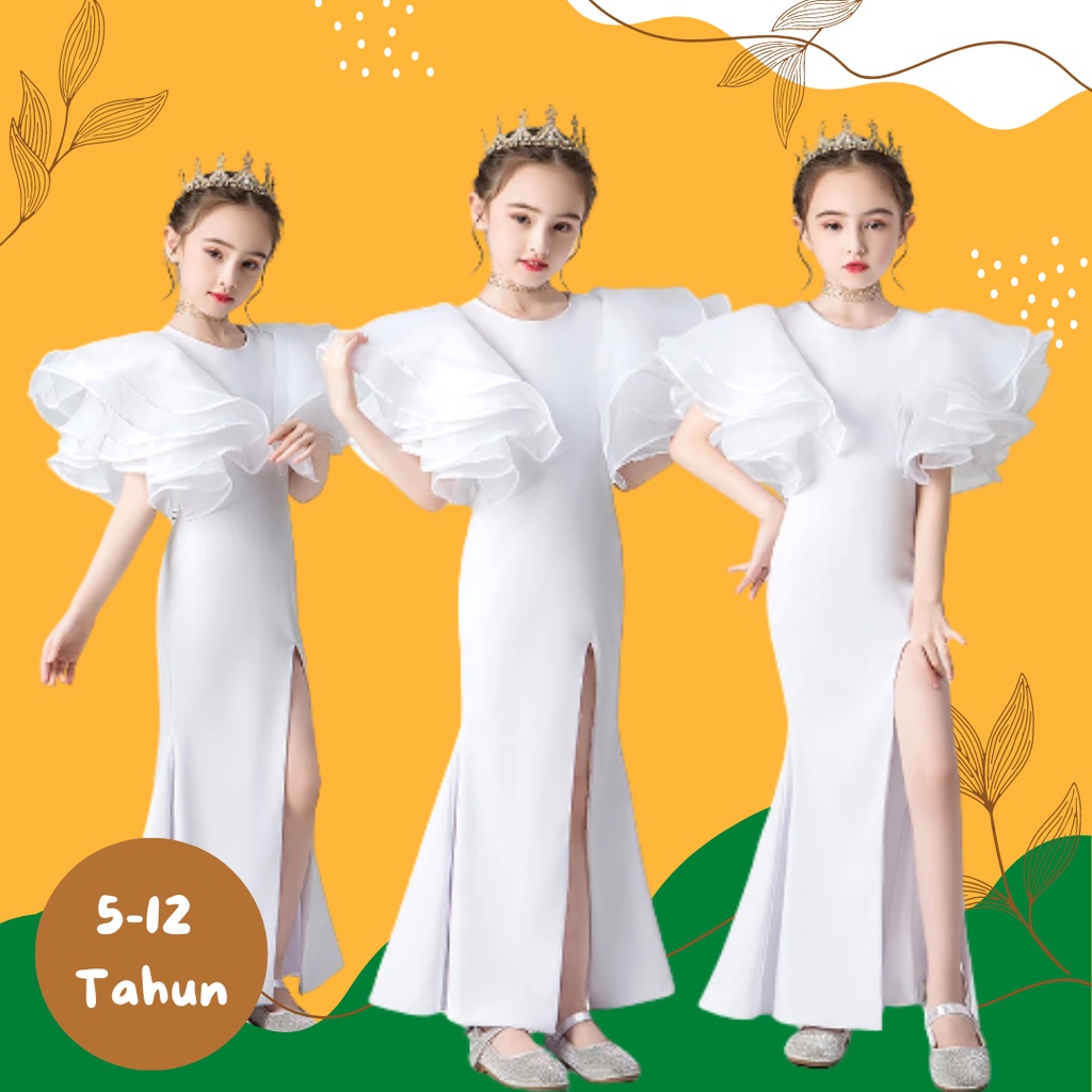 Gaun anak - untuk Anak Perempuan Gaun Elegan Gaun Pesta Ulang Tahun Remaja Putri Duyung Anak-anak