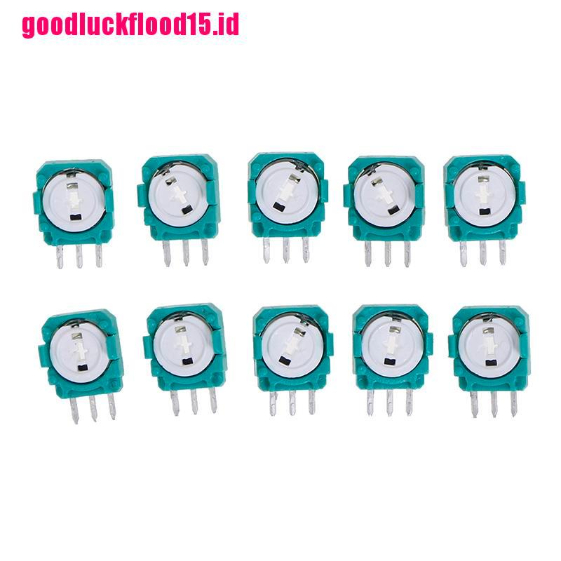 {LUCKID}10PC 3D Analog Joystick Potentiometer 3 Pin Sensor Module Replacement For PS4