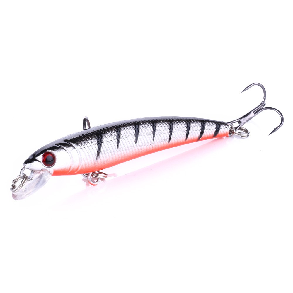 HENGJIA 1PCS Mini Hard Fishing Lure 7.5cm/5.6g Artificial Fishing Bait Floating Minnow Lure Tackle