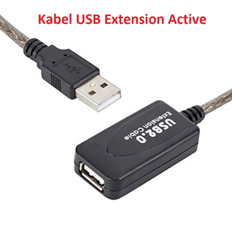 Kabel USB Extension Active 20m USB male Female Perpanjang Kabel USB