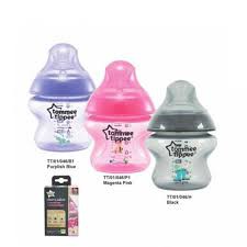Tommee Tippee Closer to Nature Decorated Bottle 150ml Botol Susu Bayi - Hitam