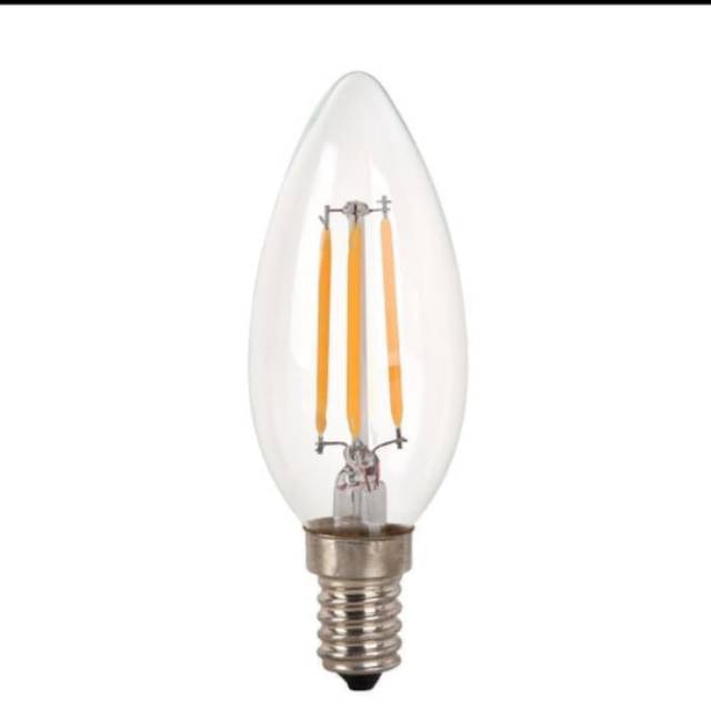 Lampu Led Filamen Candle 4W 4 Watt E14 / E27