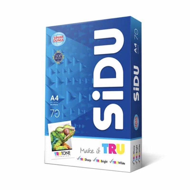 

KERTAS HVS A4 70 GRAM SIDU