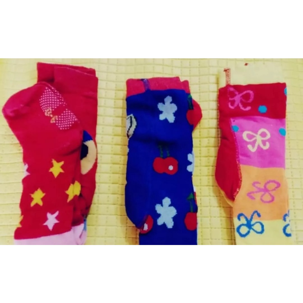 Leging perempuan motif bayi ukuran 0-6 6-12