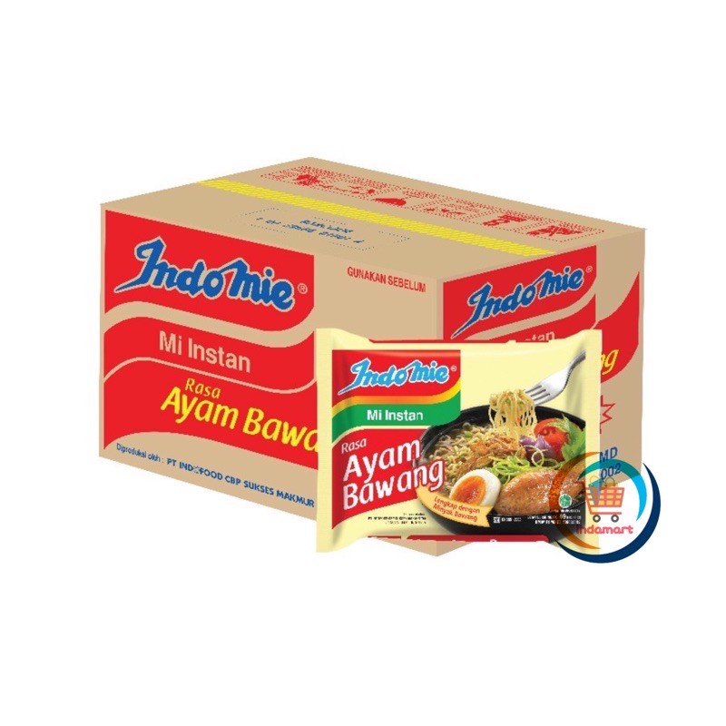 

Indomie Ayam Bawang 1 Dus 69 gram Isi 40 pcs