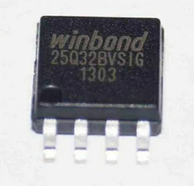 IC eeprom 4MB Winbond W25Q32 bisa request Software Reciever atau TV LED/LCD