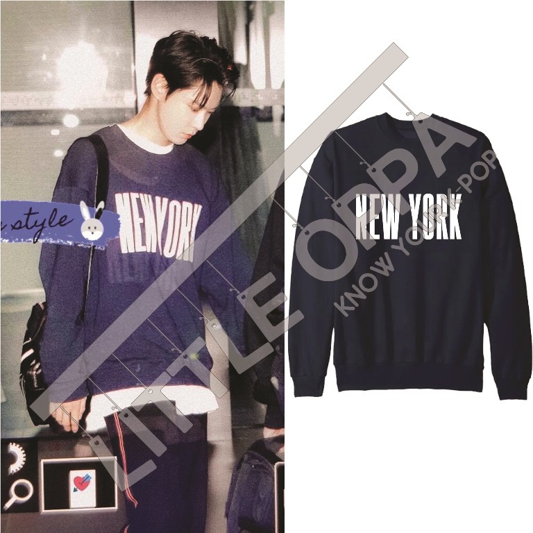 JACKET SWEATER KPOP IDOL FASHION N C T DOYOUNG NEW YORK SWEATER