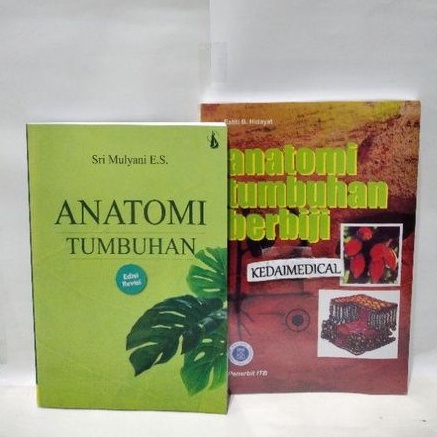 PAKET 2 BUKU ANATOMI TUMBUHAN + ANATOMI TUMBUHAN BERBIJI